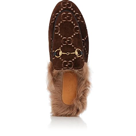 gucci princetown gg velvet slipper|gucci princetown slippers review.